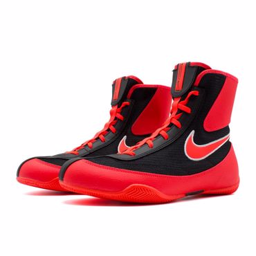 NIKE MACHOMAI 2 BOXING SHOES - BLACK/red